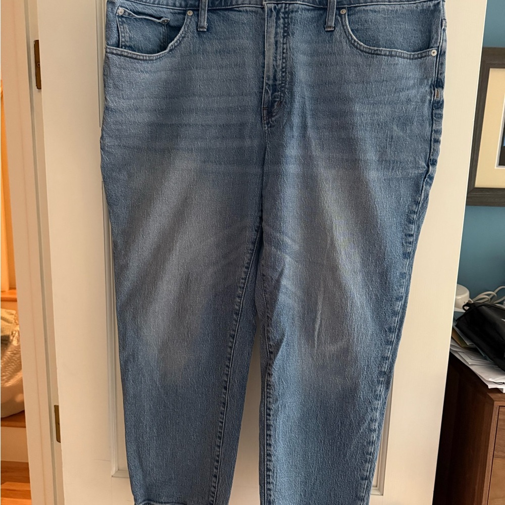 Madewell Classic Slim Boyjean plus Blue Denim Jeans